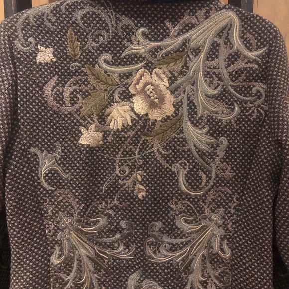 Johnny Was ‘Biya’ Heavily Embroidered Winter Coat NW - Picture 7 of 15